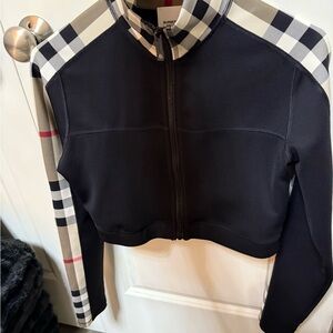 Burberry Black and Beige Women's Jacket